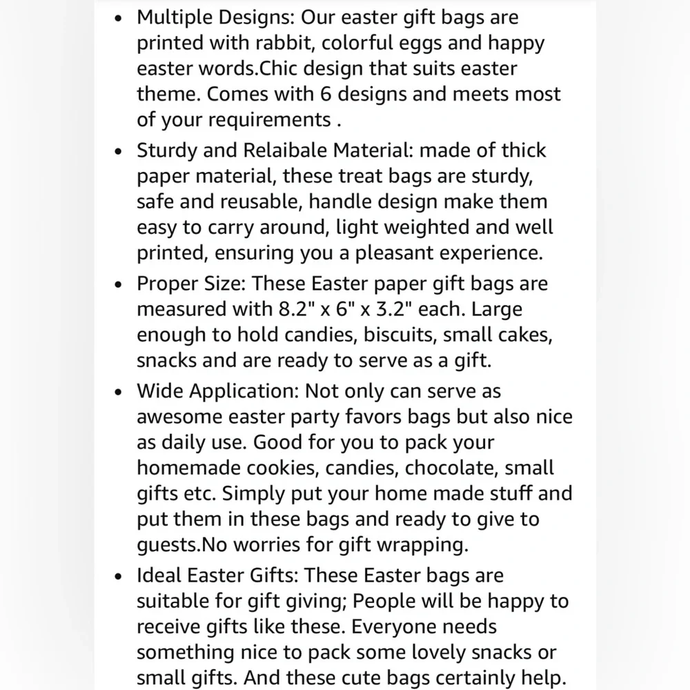 🐣NEW🐣 Easter Themed Gift Bags Set